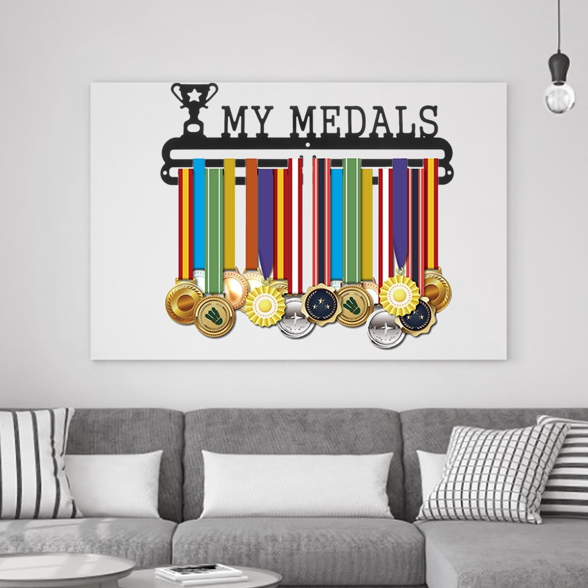 Medal Hanger Metal Sport Display Rack Medals Holder Runners for 3045
