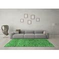 thumbnail image 3 of Ahgly Company Indoor Square Abstract Emerald Green Contemporary Area Rugs, 3' Square, 3 of 4