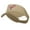 Khaki, variant on Hot Pink Ribbon Breast Cancer Logo Embroidered Visor - Black OSFM