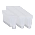 thumbnail image 1 of 100 botellas vacías de tubos blandos de 5 ml, rellenables y portátiles para crema de maquillaje. blanco mate, 1 of 9