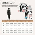thumbnail image 6 of Bingfone Womens Pajama Sets Panda Cute Pink Hearts Print,Long Sleeve Loungewear Pajamas Set-X-Large, 6 of 9