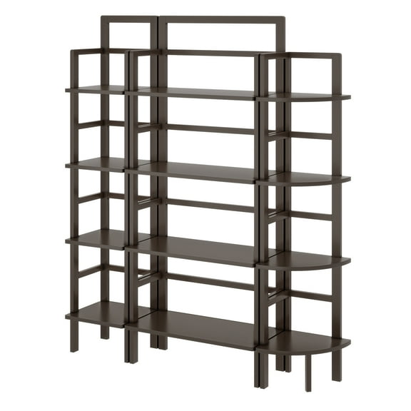 Winsome Aiden 3-Pc Baker's Rack Set, Coffee Finish