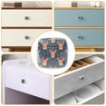 thumbnail image 5 of 4 Pieces Set Drawer Pulls Handle Square Wardrobe Cabinet Knobs with Stainless Steel Screws Furniture Kitchen Decor, 5 of 5