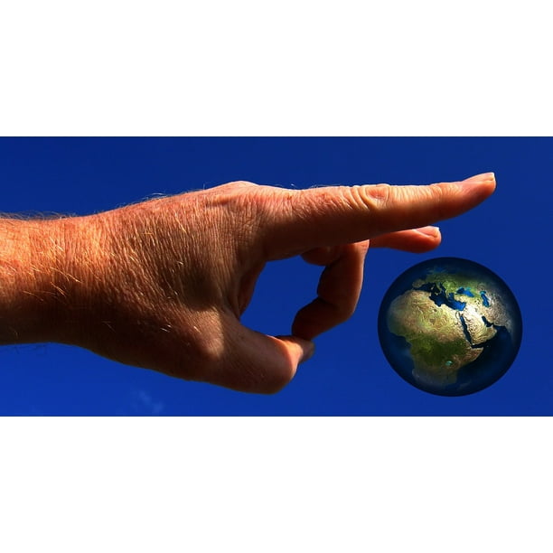 Peel N Stick Poster Of Flick Hand World Flick Off Globe Apocalypse Earth Poster 24x16 Adhesive Sticker Poster Print Walmart Com Walmart Com