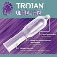thumbnail image 4 of Trojan Condom Sensitivity Ultra Thin Spermicidal, 3 Count, 4 of 11