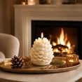 thumbnail image 5 of Cadancy Pine Cone Shape Scented Candles Soy Wax Aromatherapy Home Decor Tabletop Centerpiece Christmas Winter Holiday Decoration Indoor Fragrance Gift Set Party Seasonal Ornament, 5 of 7
