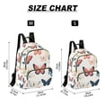 thumbnail image 2 of FORMRS Mini Backpack Purse for Women Travel Daypack Casual Shoulder Bag, Beige Butterflies, 2 of 7