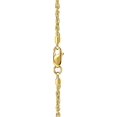 thumbnail image 3 of PORI JEWELERS 14K Yellow Gold 1.5MM, 2MM, 2.5MM, 3MM, 4MM, or 5MM Diamond Cut Rope Chain Necklace - Sizes 16" -30", 3 of 7