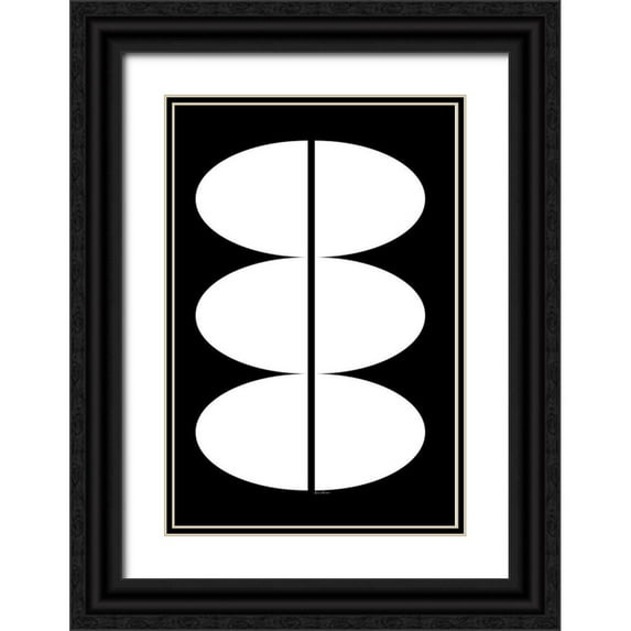 Murdock, Ramona 23x32 Black Ornate Wood Framed with Double Matting Museum Art Print Titled - Bumps on a Log
