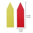 thumbnail image 2 of Just Houseware 200 Pcs Plant Labels 4" Plant Tags Waterproof Garden Labels Pot Marker(Yellow And Red), 2 of 7
