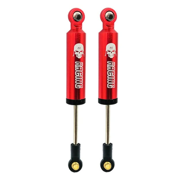 Milaget RC Car Damper Shock Absorber Parts Axial SCX10 T RX4 Compatible All 4 Red