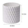 thumbnail image 3 of Organizador de brochas de maquillaje con soporte giratorio de 360 grados, con 5 compartimentos, para escritorio, para lavabo, baño, dormitorio, oficina (blanco), 3 of 4