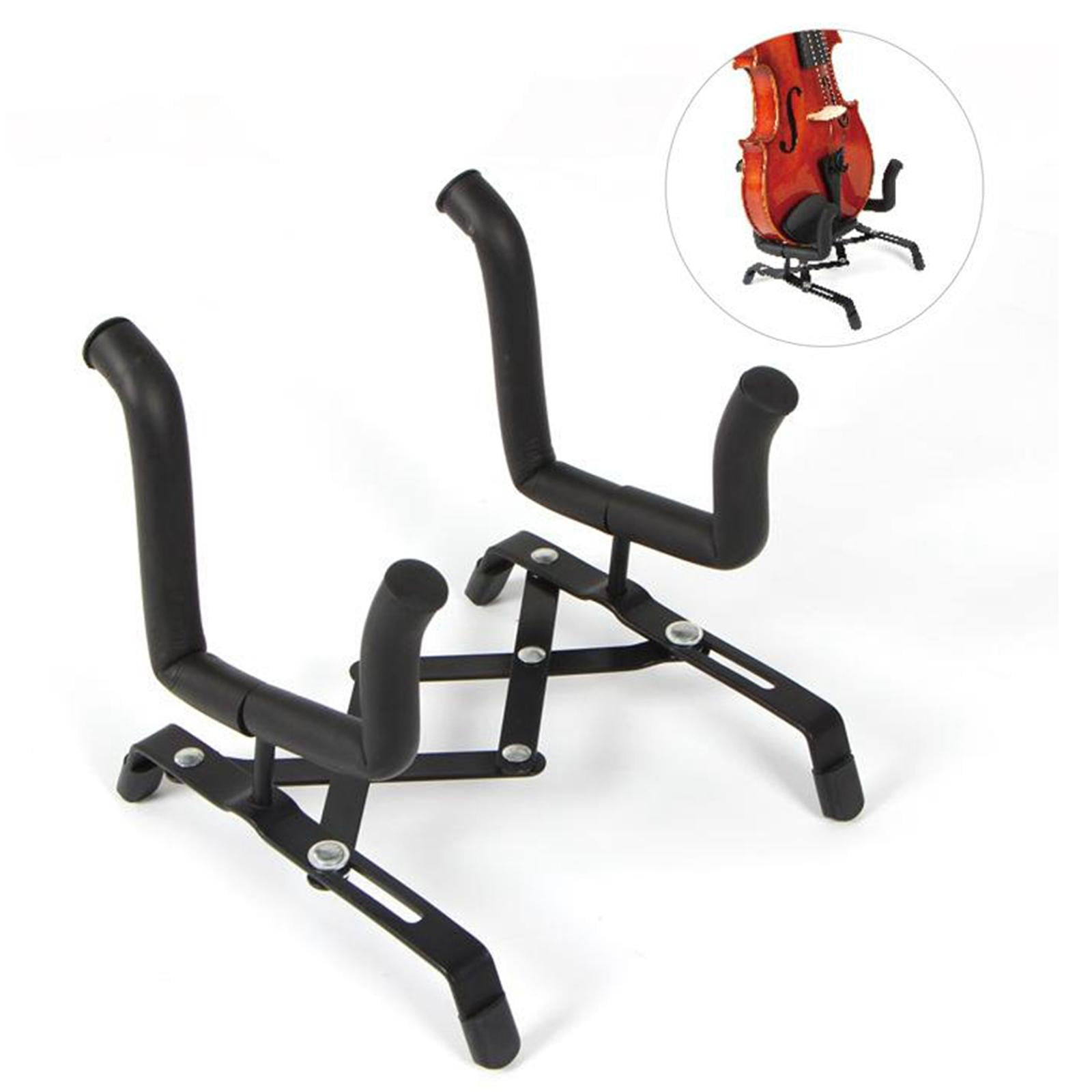 lele Violin Stand Holder Metal And Foam for Violin Erhu Soft Foam