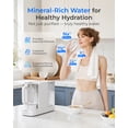 thumbnail image 5 of Waterdrop C2SL Countertop Reverse Osmosis Water Filter, [ Mineral Added ],40oz Autofill Glass Pitcher, 7-Stage RO Filtration, 3:1 Pure to Drain, Reduce PFAS/TDS, Compact Design, Installation-Free, 5 of 9