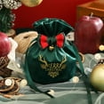 thumbnail image 4 of Puntoco Bolsa navideña de terciopelo con bolsillo para guardar frutas en Nochebuena, 4 unidades Liquidación de adornos de decoración interior y exterior en Navidad, 4 of 7