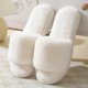 thumbnail image 5 of Teissuly Winter New Long Velvet Ladies Slippers Home Cotton Slippers Thick Bottom Warm Indoor Slippers, Soft Bottom Thickening And Lengthening Velvet Cotton Slippers Teissuly WER202312144589, 5 of 6