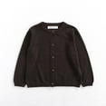 thumbnail image 2 of KAUOD Baby Boys Girls Button-Down Cardigan Sweater Kids Toddler Crewneck Cotton Knitted Sweater Jacket Basic Solid Outerwear, 2 of 9