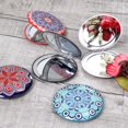 thumbnail image 2 of BMC Womens 5 pc Mixed Design Alloy Metal Folding Compact Beauty Makeup Mirrors, 2 of 2