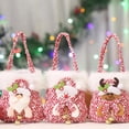 thumbnail image 3 of Yuarrent Bolsa de mano extendida de tela para regalo festivo de Navidad, más práctica para colgar a mano, única Kits de decoración para fiestas estilo ciervo, 3 of 6