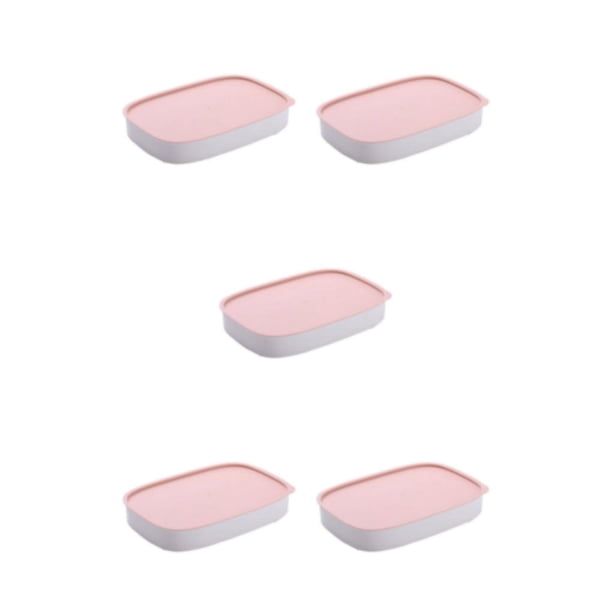 Matsuzay Recipiente de plástico para almacenamiento de alimentos: organización de cocina duradera y elegante, textura , idea de regalo, Type2 NO2
