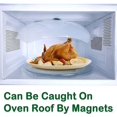 thumbnail image 3 of Food Microwave Lid With Magnet, 2 Pcs Hover Microwave Lid Magnetic Splash Guard Cover With Adsorbed Steam Vent Function Hy, 3 of 4
