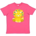 thumbnail image 3 of Inktastic Cute Yellow Dinosaur, Baby Dino, Triceratops Youth T-Shirt, 3 of 5