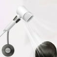 thumbnail image 5 of Soporte de pared para secador de pelo sin taladro | Soporte ajustable de 360 grados | Organizador de baño y tocador para herramientas de peinado, 5 of 5