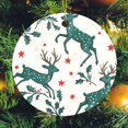 thumbnail image 2 of Cartoon Pet Guinea Pig Snowflakes Winter Christmas Ornament Cute Little Animal 2024 Ornament Christmas Home Office Tree Decorations Holiday Present, 2 of 6