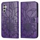 thumbnail image 1 of Funda tipo cartera con girasol grabado para Samsung A34 5g, multifuncional, elegante y con protección total., 1 of 5