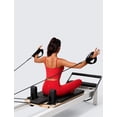 thumbnail image 4 of Sujetador deportivo CRZ YOGA Butterlift para mujer, cuello redondo, color rojo oscuro, talla M, 4 of 4