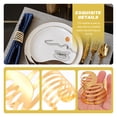 thumbnail image 3 of unbranded 12Ud Para Servilletas De Metal Dorado Con Para De Festiva, 3 of 6