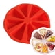 thumbnail image 4 of Molde de silicona para pasteles de 8 cavidades, antiadherente, para hacer waffles, pan, pizzas, brownies y panqueques. Bandejas resistentes al calor y sin BPA., 4 of 7