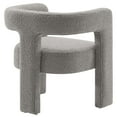 thumbnail image 4 of Modway Kayla Upholstered Modern Boucle Fabric Armchair in Light Gray, 4 of 9