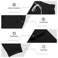 thumbnail image 6 of Yusimy Men's Solid Color 2-Piece Hoodie Set Button Pocket Drawstring Pants Long Sleeve Casual Sports, 6 of 8