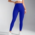 thumbnail image 4 of ChaoHeng Women's Seamless High-Waist Yoga Leggings Tummy Control Squat-Proof Gym Workout Tight,Blue S, 4 of 7