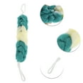 thumbnail image 3 of Unique Bargains Long Stretch Back Sponge Back Sponge 12.20"x2.76"x1.97" 1 Pc Beige, Green, 3 of 6