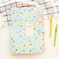 thumbnail image 3 of 5 Pocket Expanding File Folder,Plastic File Holder Snap Closure A4 Size Desk Organizer Floral File Folders Document Organizer Accordion Folder(Green), 3 of 7