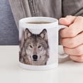 thumbnail image 4 of CafePress - Wolf_300Dpi_Clr[1] Mugs - 11 oz Ceramic Mug - Novelty Coffee Tea Cup, 4 of 4
