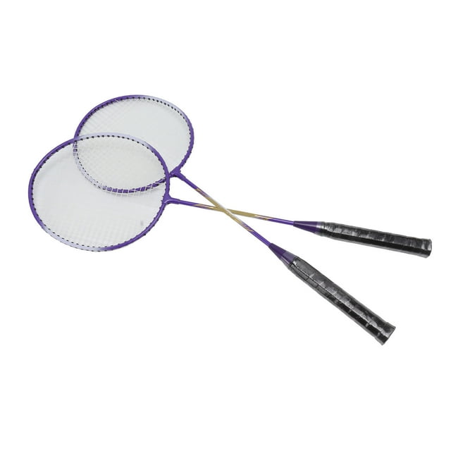 Badminton Racquets Set, Skidproof Handle Ferroalloy Durable Practical Lightweight Badminton Racket With Storage Bag For Outdoor For Beginner