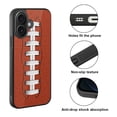 thumbnail image 2 of WIRESTER Shockproof Soft Rubber Cover Case for Apple iPhone 16 Plus 6.7" 2024, Football Pattern, 2 of 5