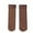 Brown, variant on Thin Ankle Socks For Women Women Casual Solid Plush Socks Warm Thickened Socks Half Crew Socks Women (Brown,One Size)