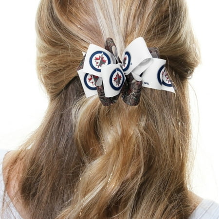 Winnipeg Jets Women's Mary Loop with Mossy Oak Hair Bow - No Size