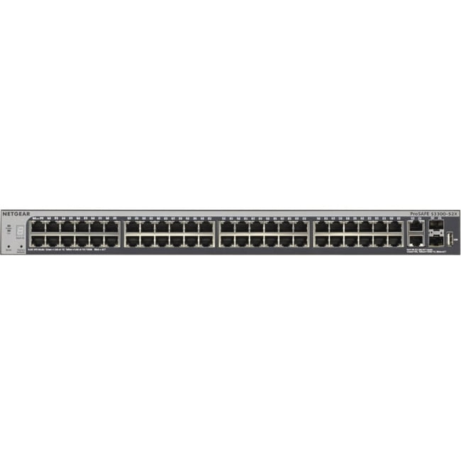 Click here to buy NETGEAR ProSAFE S3300 52-Port Gigabit Stackable Smart Switch by NETGEAR.