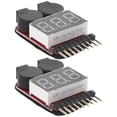 thumbnail image 3 of Miangastore 2pcs Lipo Battery Checker Rc Battery Tester Lipo Alarm Low Voltage Tester Monitor Checker, 3 of 9