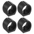 thumbnail image 1 of 4 Piezas Tapas de Silla en Forma de U de Plástico Reemplazo, Adecuadas para Tubo de 27-32mm de Diámetro, Negro, 1 of 6