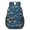 Excavator and Warning, variant on Excavator and Hard Hat White Pattern 17" School Backpacks for Teens,Waterproof Oxford Fabric,S-Shape Padded Straps for School,Travel,Hiking,Camping