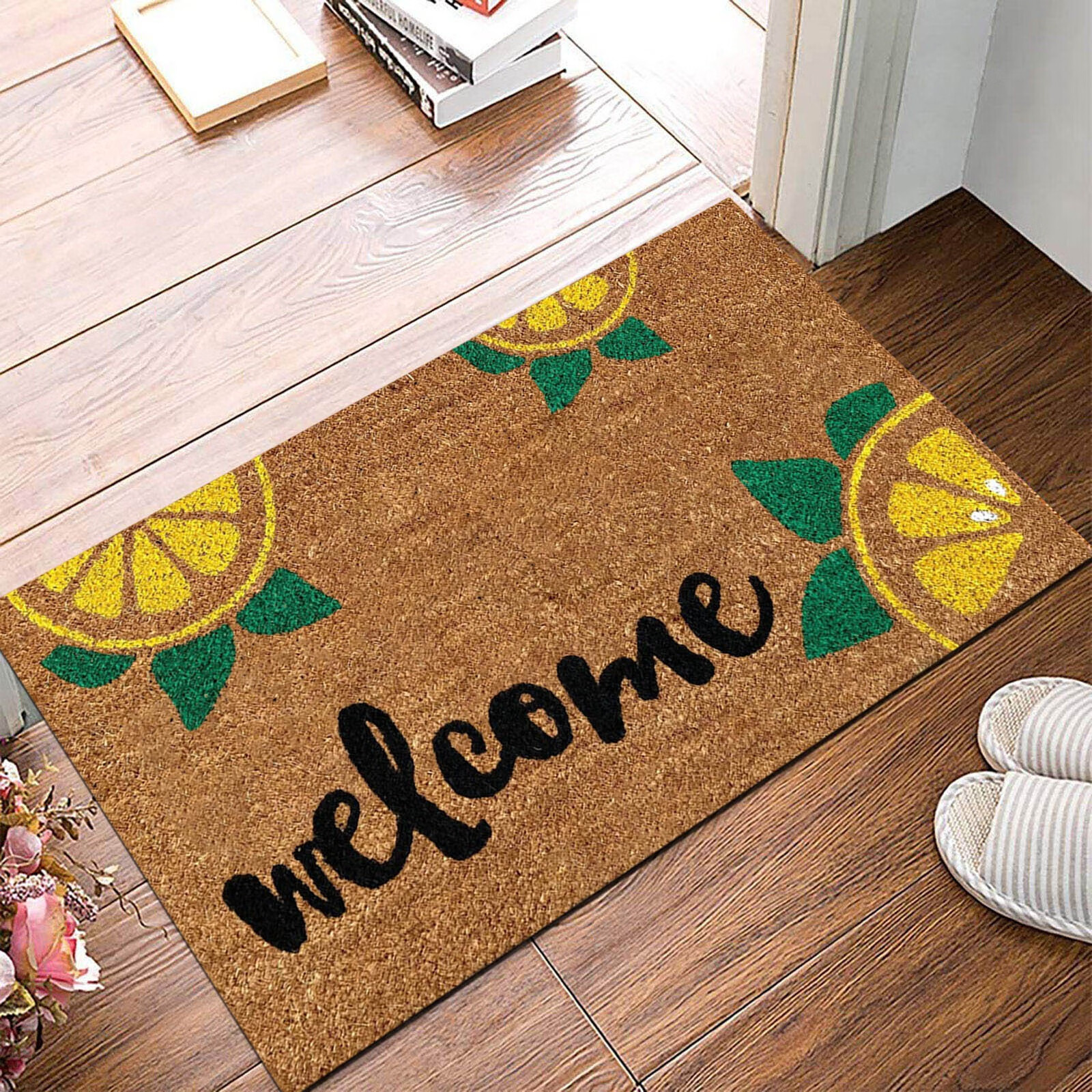 LBS Lemon Mat Holiday Mat Door Mat Polyester Door Mat
