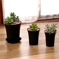 thumbnail image 3 of OULII 10 Pcs Pots de Fleurs en Plastique Ronds pour Meubles de Maison - Extra, 3 of 6