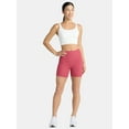 thumbnail image 2 of Avia Women's and Women's Plus Ribbed SoftSculpt Bike Shorts, Sizes XS-4X, 2 of 5