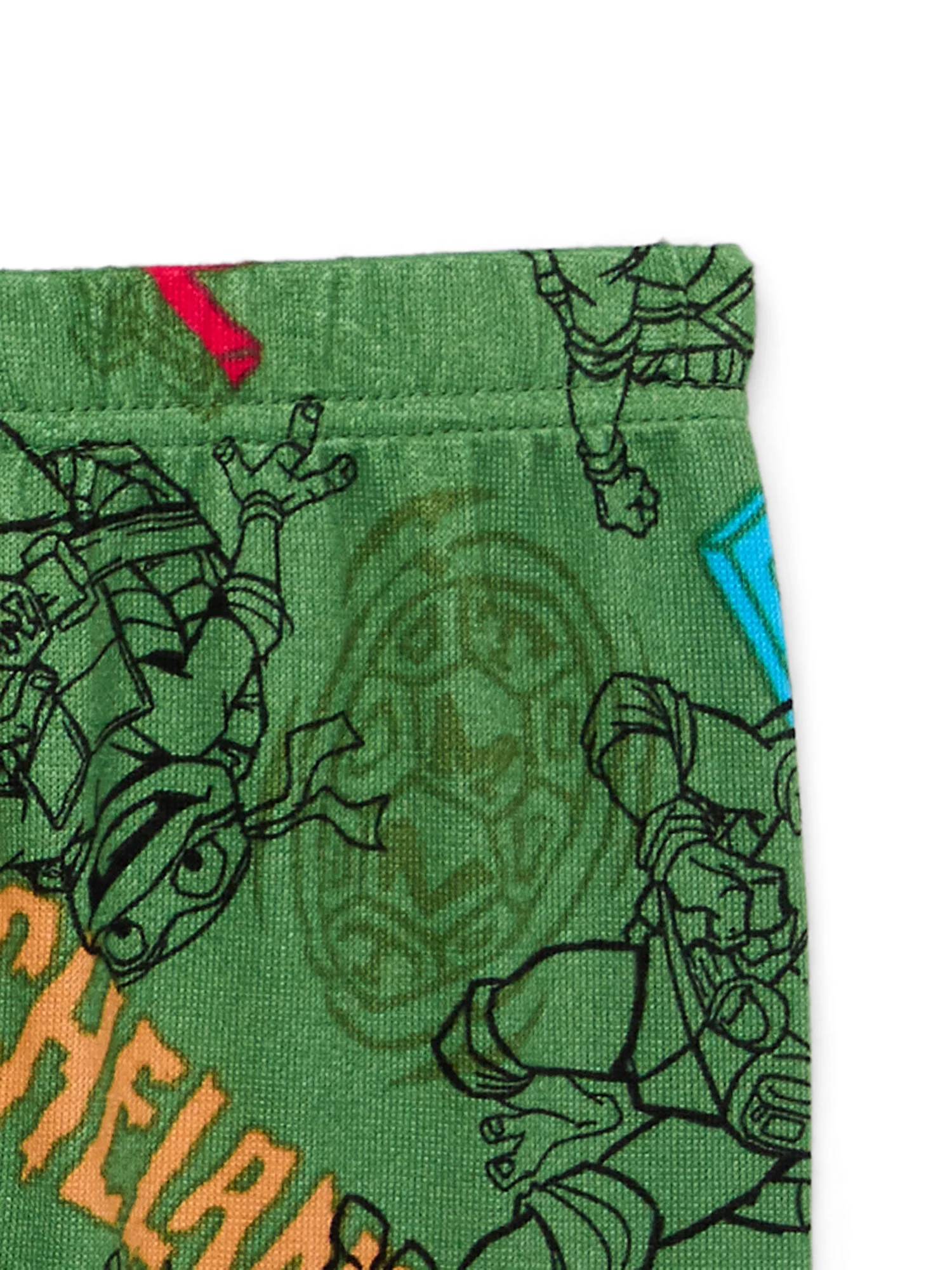 Teenage Mutant Ninja Turtles Boys Short Sleeve Top and Pants Pajama Set, 2-Pieces, Sizes 4-10